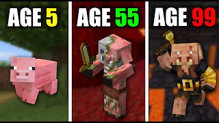 Surviving 99 YEARS As a Piglin Brute in Minecraft...