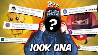 100K Special QnA | Girlfriend? 😍 Face Reveal? ft. @MrGamerJay @CarryDepie @Bebu