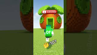 🔥 FREE CARROT HOUSE DOWNLOAD 🔥 #minecraft #minecraftpe #shorts #shortsfeed